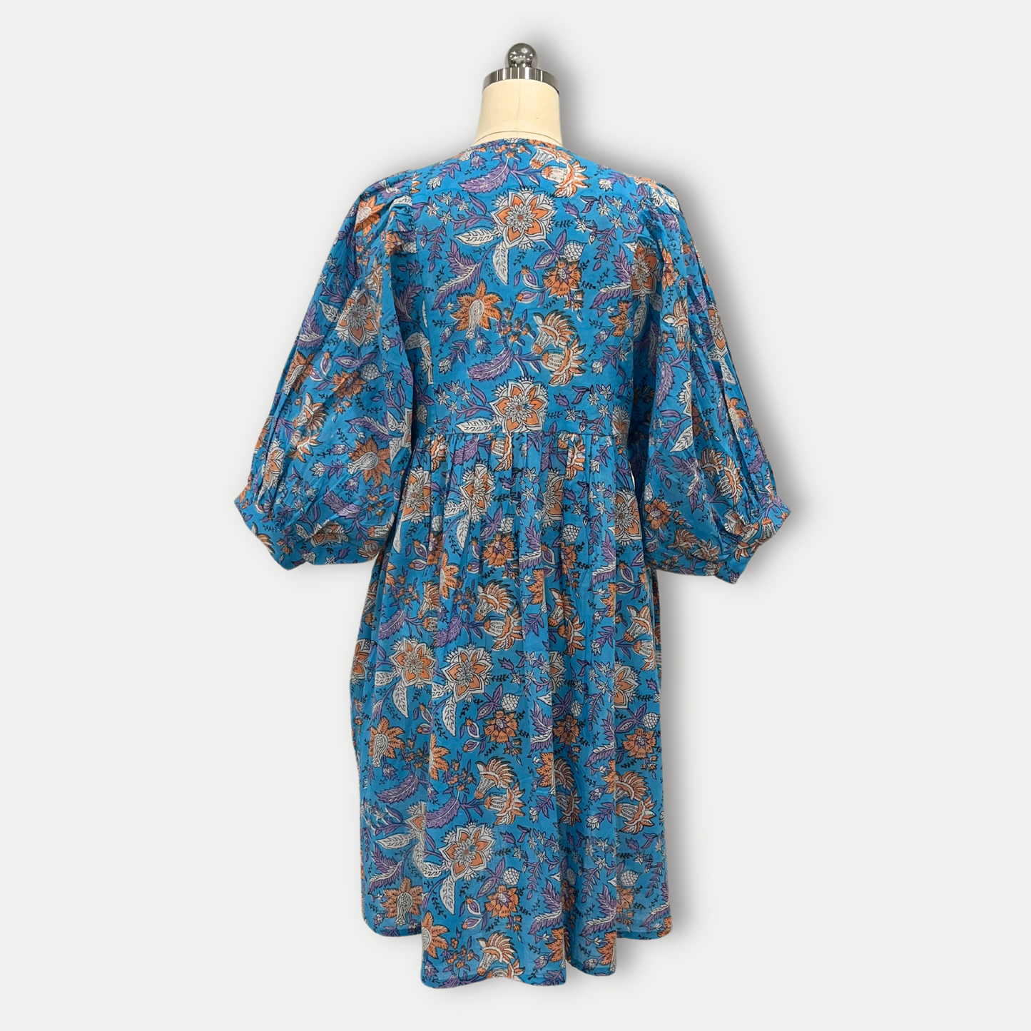 Daisy Mini Dress in Bright Blue