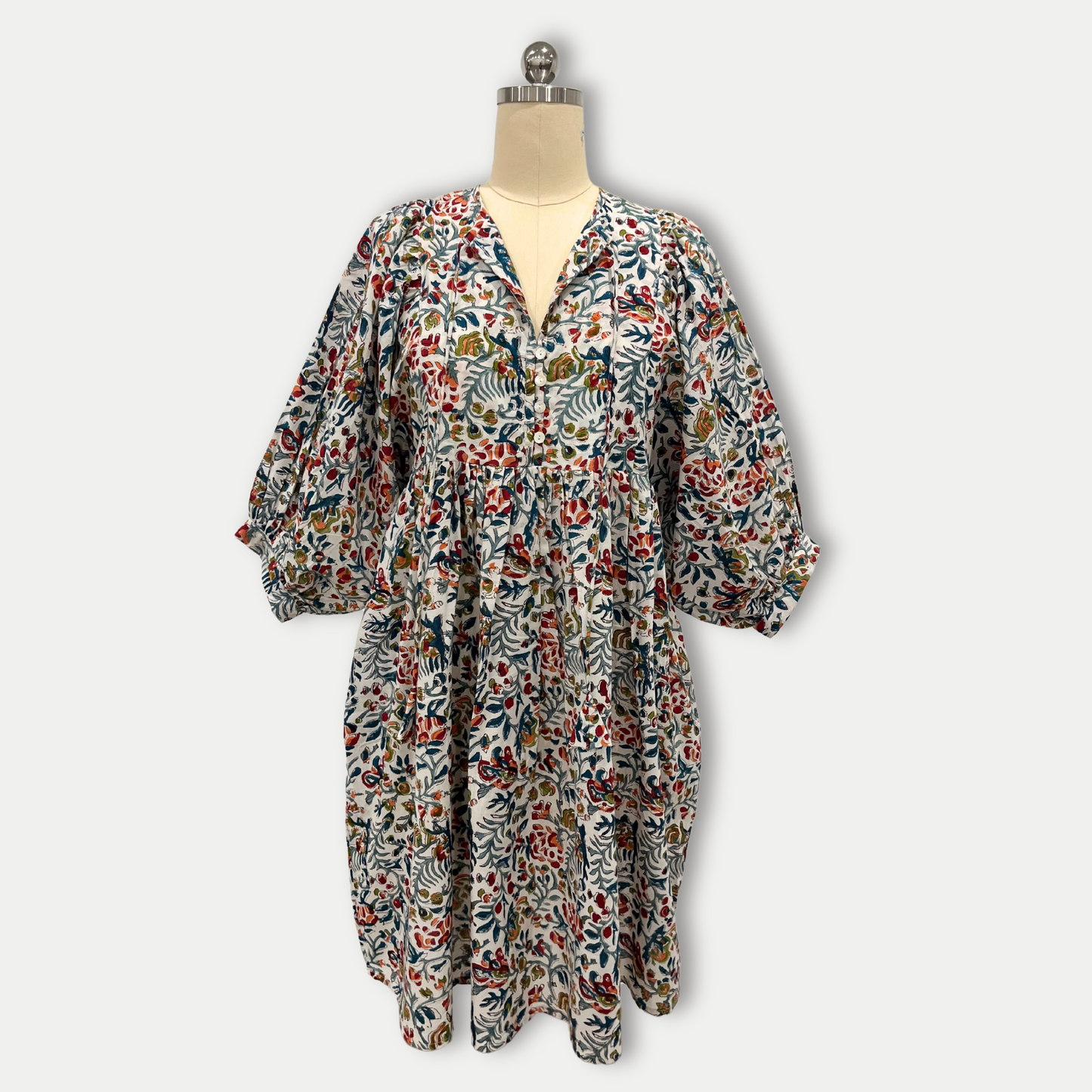 Daisy Mini Dress in Multi Color Print