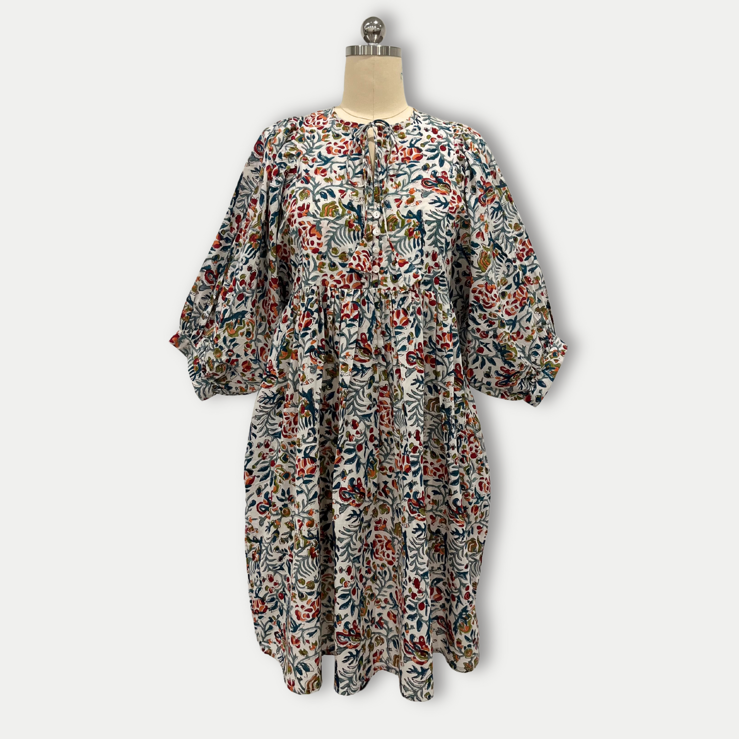 Daisy Mini Dress in Multi Color Print