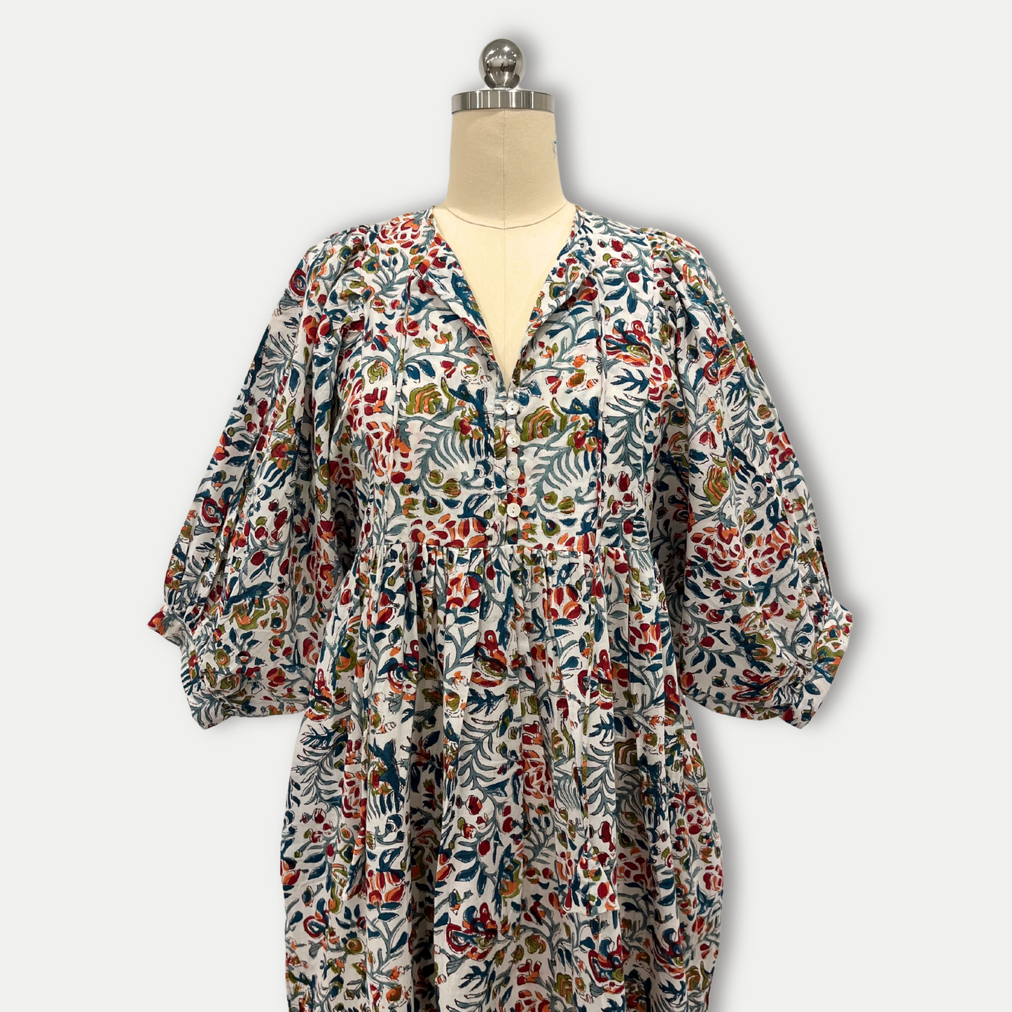 Daisy Mini Dress in Multi Color Print