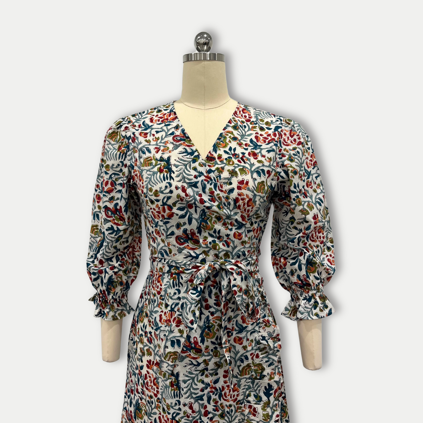 Bluebell Wrap Dress in White