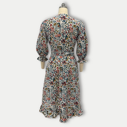 Bluebell Wrap Dress in White