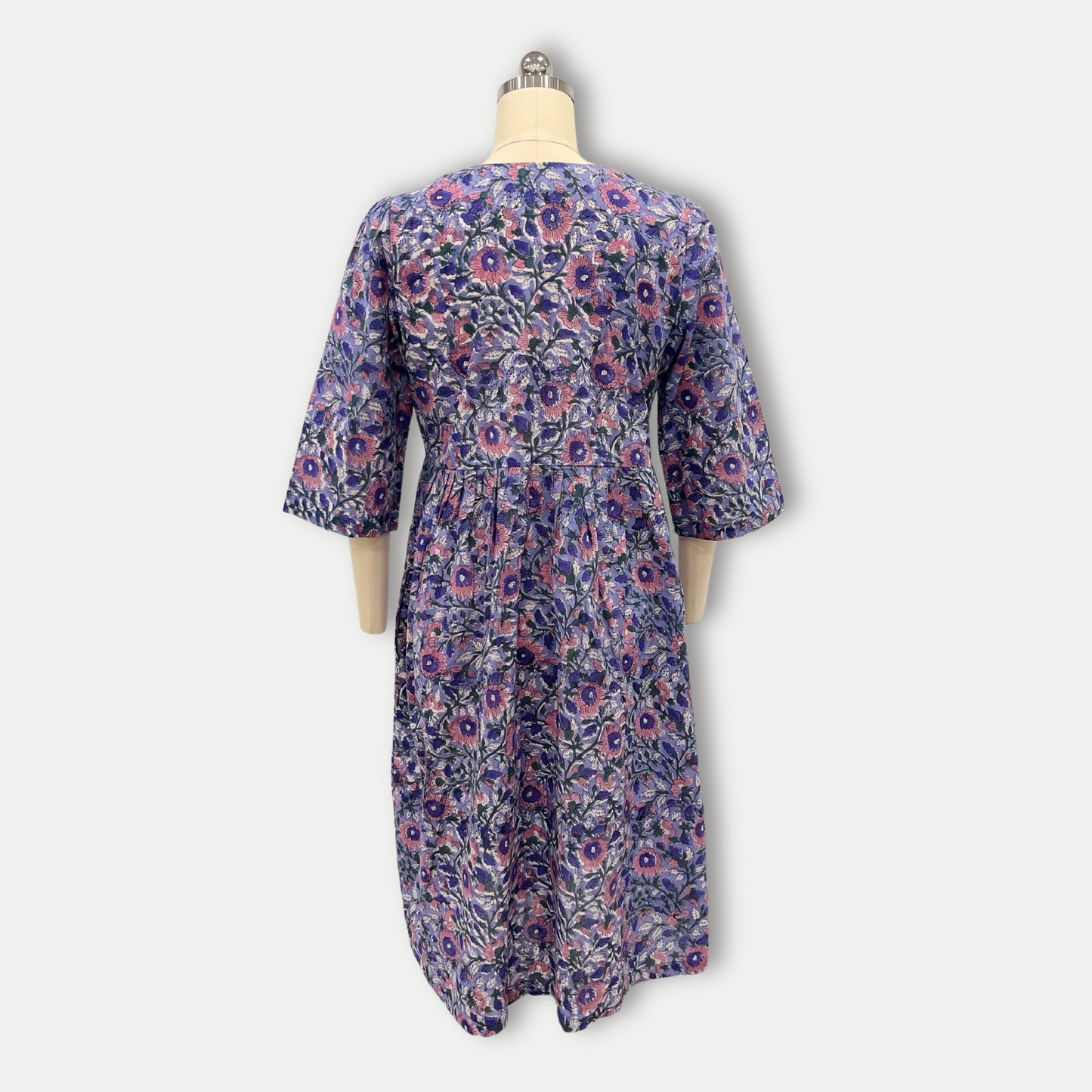 Iris Dress in Purple Blue